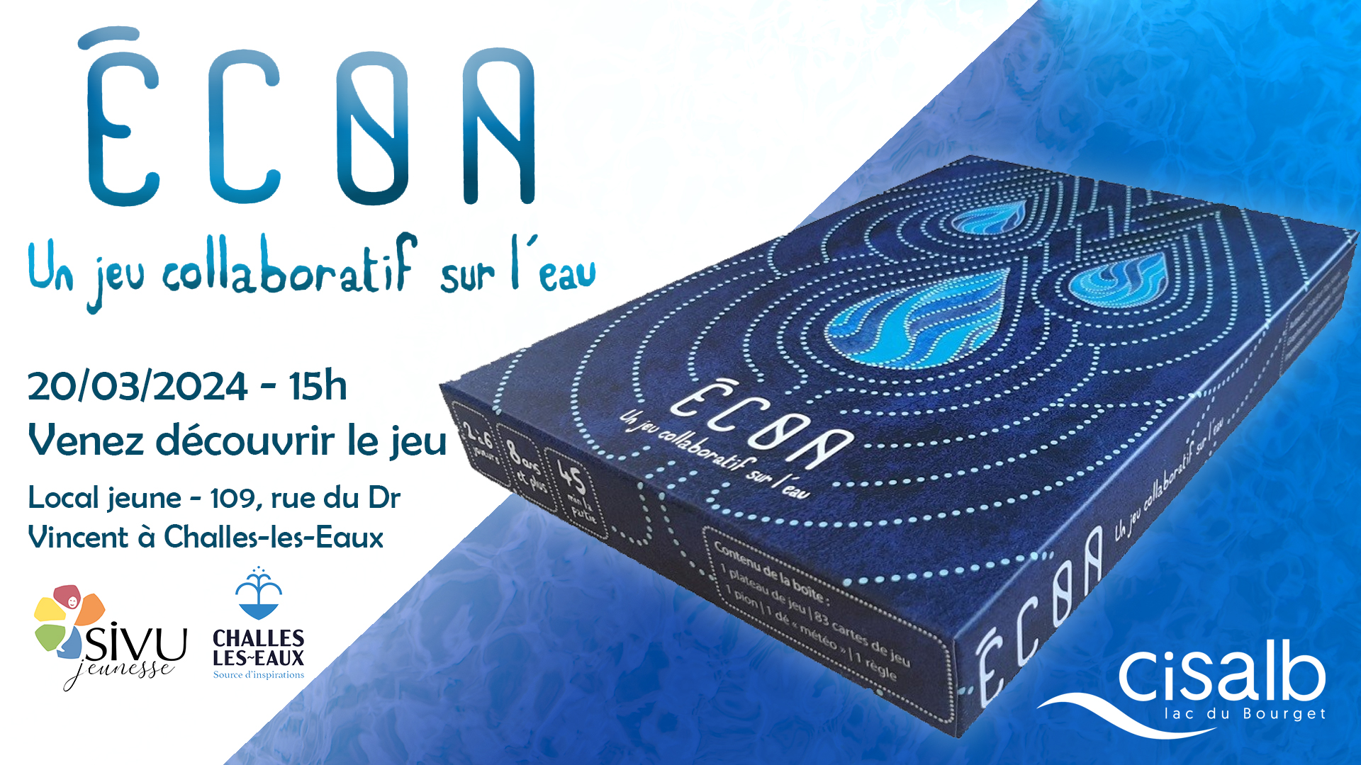 Écoa, un jeu collaboratif sur l'eau
